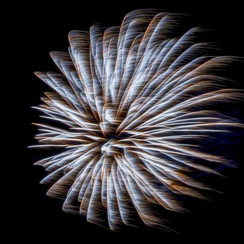 Q1 2023 - Abstract-Altered Reality - Firework or Alien Ship - Dave Maguire